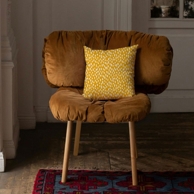 Sinaasappel verbluffend helder kussen (Orange Dashingly Bright Throw Pillow)