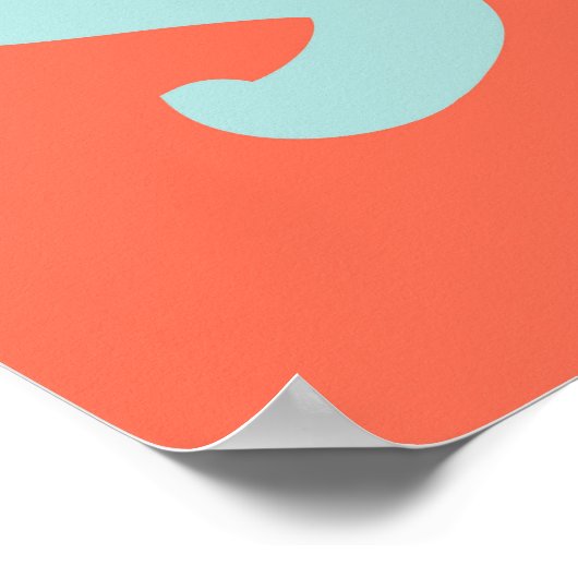 Sinaasappel Verkoopteken, Herfstverkoopteken, Deta Poster (Hoek)