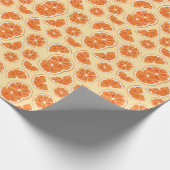 Sinaasappel: Vers eten Cadeaupapier (Hoek)