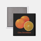 Sinaasappel, vers magneet (Voorkant / Achterkant)