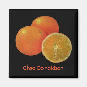 Sinaasappel, vers magneet (Voorkant)