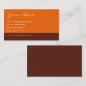 Sinaasappel - Visitekaartje (Voorkant / Achterkant)