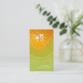 Sinaasappel, visitekaartjes produceren (Staand voorkant)