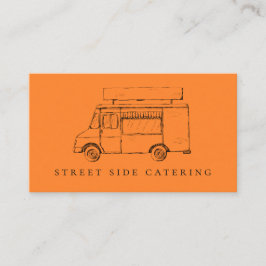 Sinaasappel Visitekaartjes voor voedseltransporten