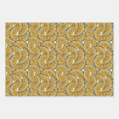 Sinaasappel voor exotische vruchtencitrusvruchten  inpakpapier vel (Voorkant)