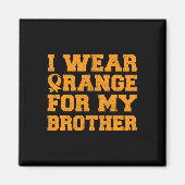 Sinaasappel voor mijn broertje Leukemie Bewustzijn Magneet (Voorkant)