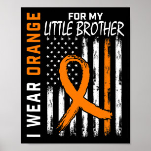Sinaasappel voor mijn broertje leukemie kankerbewu poster