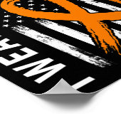 Sinaasappel voor mijn Godson leukemie kankerbewust Poster (Hoek)