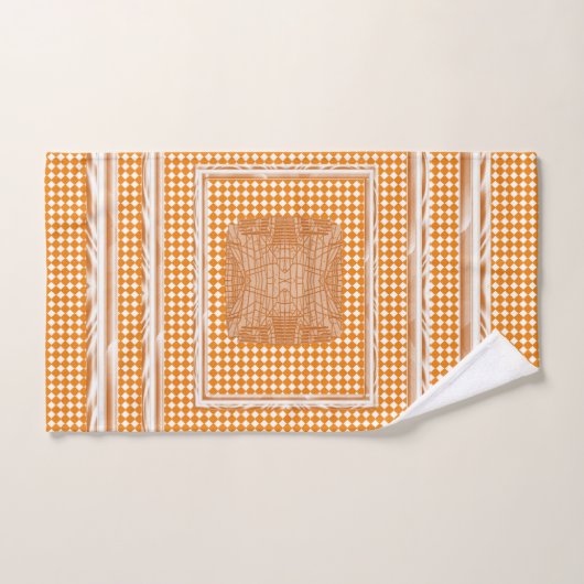 Sinaasappel voor washandsets bad handdoek (Handdoek)