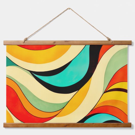 Sinaasappel & Vrienden Kleur Blend Hangend Wandkleed (Voorkant)