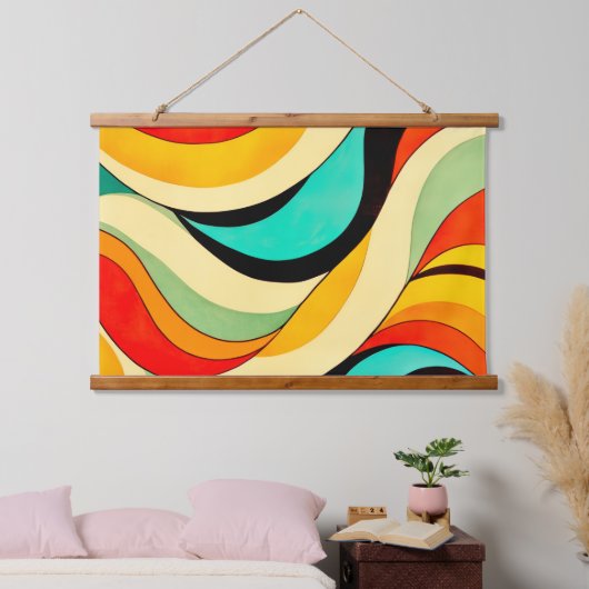 Sinaasappel & Vrienden Kleur Blend Hangend Wandkleed (Slaapkamer)