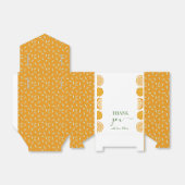 Sinaasappel Vrucht Baby shower Bedankdoosjes (Uitgevouwen)