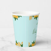 Sinaasappel Vruchten, vers Baby Papieren Bekers (Rechts)