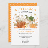 Sinaasappel Waterverf Baby shower Kaart (Voorkant / Achterkant)