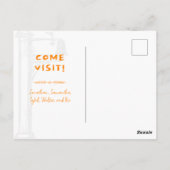 Sinaasappel We hebben noodlijdende brievenbus verp Briefkaart (Achterkant)