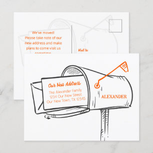 Sinaasappel We hebben noodlijdende brievenbus verp Briefkaart