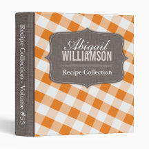 Sinaasappel & White Gingham Southern Recipe Multom
