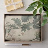 Sinaasappel Wildflower Greenery Decoupage Tissuepapier (Geschenk)
