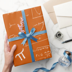 Sinaasappel Wiskundige Formules Vergelijkingen Ver Cadeaupapier