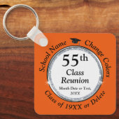 Sinaasappel, Wit, Zwart, 55e klas reünie, gunsten Sleutelhanger (Voorkant)