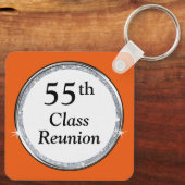 Sinaasappel, Wit, Zwart, 55e klas reünie, gunsten Sleutelhanger (Achterkant)