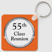 Sinaasappel, Wit, Zwart, 55e klas reünie, gunsten Sleutelhanger (Achterkant)