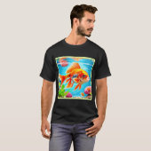 Sinaasappel Witte Goudvis T-shirt (Voorkant volledig)