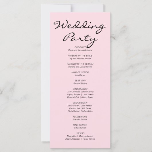 Sinaasappel & witte pompoenen Herfst roze bruiloft (Achterkant)