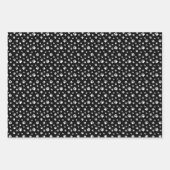 SINAASAPPEL WITTE ZWARTE HOND KAT PET PAW PRINTS INPAKPAPIER VEL (Voorkant 3)