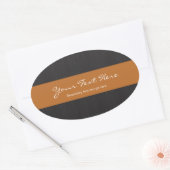 Sinaasappel & Woodgrain Stickers (Envelop)