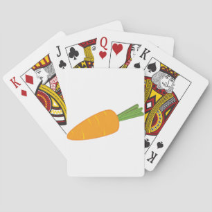 Sinaasappel Wortel Groente Pokerkaarten