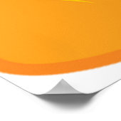 Sinaasappel Wortel Groente Poster (Hoek)
