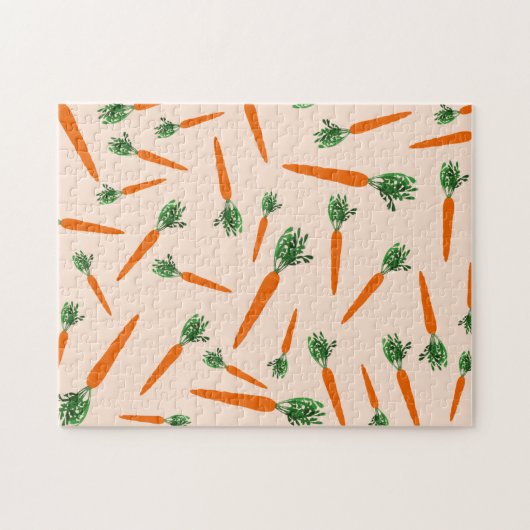 Sinaasappel Wortel Patroon Legpuzzel (Horizontaal)
