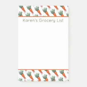 Sinaasappel wortelen groenten, groenten en fruit post-it® notes