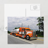 Sinaasappel Ya Jealous Kenworth Briefkaart (Voorkant / Achterkant)