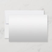 Sinaasappel Zijde Boog Zilver Sequins 18e Verjaard Save The Date (Achterkant)