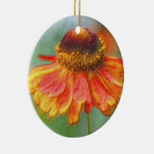 Sinaasappel Zinnia Pencil Art Flower Ornament (Rechts)