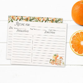 Sinaasappel Zomerfruit Personaliseer Familie Recep