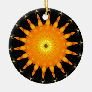 Sinaasappel Zon Ornament
