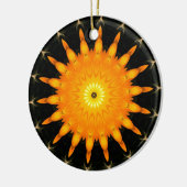 Sinaasappel Zon Ornament (Links)