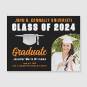 Sinaasappel Zwart Afstuderen Foto Afstuderen Magne (Voorkant)