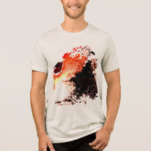 Sinaasappel Zwart Geel Airbrush Paint Splashes Des