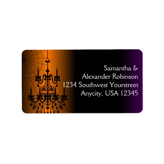 Sinaasappel/zwarte luidop etiket (Voorkant)