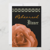 SINAASAPPEL & ZWARTE Roos repetitie Inbeluitnodigi Kaart (Achterkant)