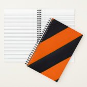 sinaasappel zwarte strepen notitieboek (Binnen)