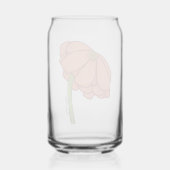 Sinaasappelbloem Blikvorm Glas (Achterkant)