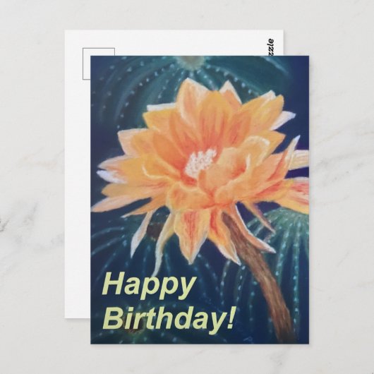 Sinaasappelbloem Briefkaart (Voorkant / Achterkant)