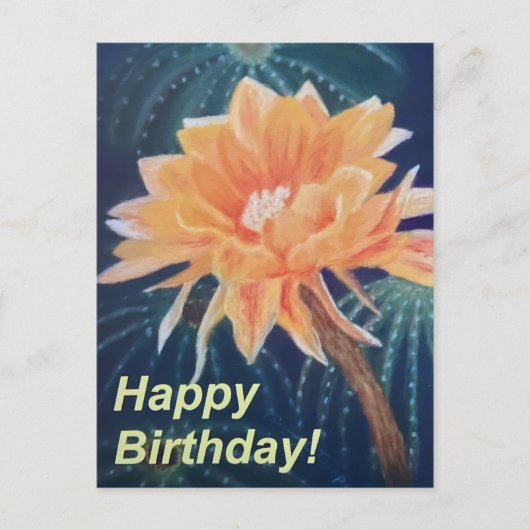 Sinaasappelbloem Briefkaart (Voorkant)