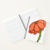 Sinaasappelbloem Notitieboek (Binnen)