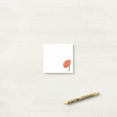 Sinaasappelbloem Post-it® Notes (Op bureau)